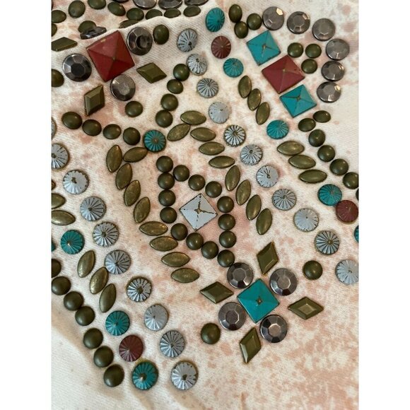 Urban Outfitters Boho Chic Ecote Embellished Halter Top With Beads & Studs - Picture 3 of 4